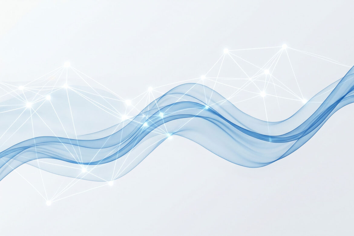 Abstrakte Darstellung mentaler Klarheit und neuronaler Vernetzung für Fokus und Balance.